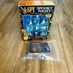 SPOOKY  NIGHT memory card game from Scholastic. Age 4+. 2 games in 1. Like new.